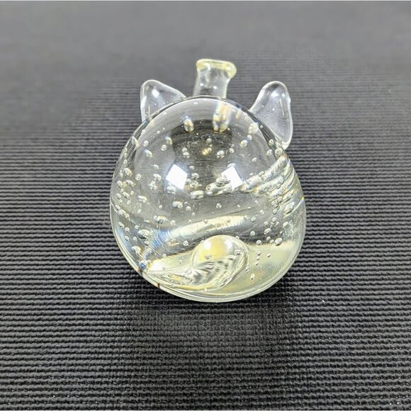 Abbott Art Glass Pig Paperweight and Friend! Two Glass Pigs in Great Condition - Picture 6 of 8